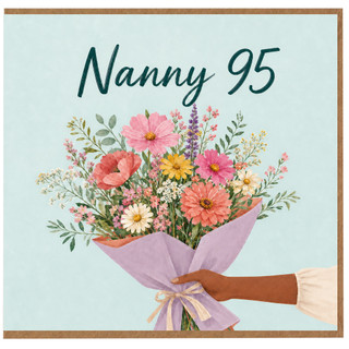 Nanny 95th Birthday Card