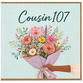 Cousin 107th Birthday Card