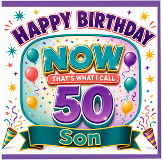 Son 50th Birthday Card