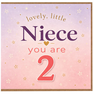 2nd Birthday Card for Niece