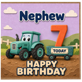Nephew 7th Birthday Card