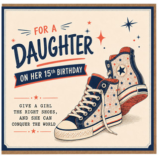 Daughter 15th Birthday Card, For a Daughter on Her 15th Birthday