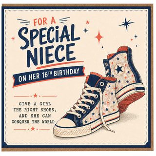 16th Birthday Card for Niece - Special Niece Birthday Card
