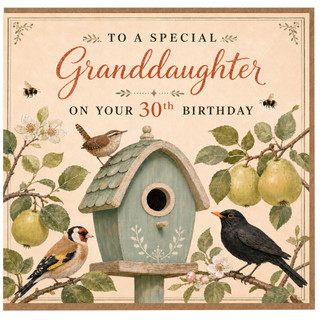 Granddaughter 30th Birthday Card