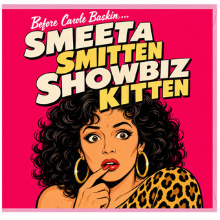 Funny Carole Baskin Greeting Card, Smeeta Smitten Showbiz Kitten Card