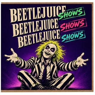 Beetlejuice Card, Beetlejuice Shows Greeting Card