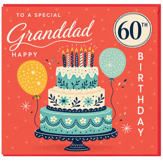 Granddad 60th Birthday Card