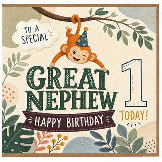Great Nephew 1st Birthday Card, Happy Birthday Today Card