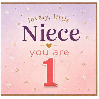 Niece 1st Birthday Card