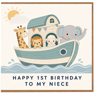 1st Birthday Card for My Niece