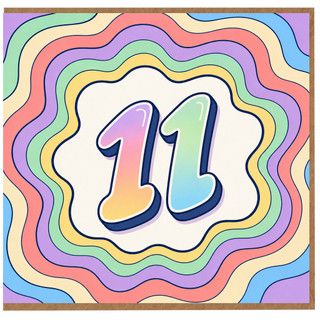 11th Birthday Card