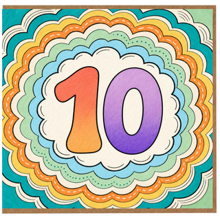 10th Birthday Card