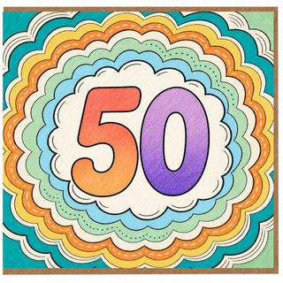 50th Birthday Card