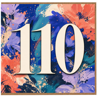 110th Birthday Card