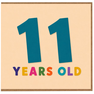 11th Birthday Card