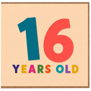 16th Birthday Card
