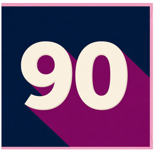 90th Birthday Card