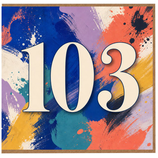 103rd Birthday Card