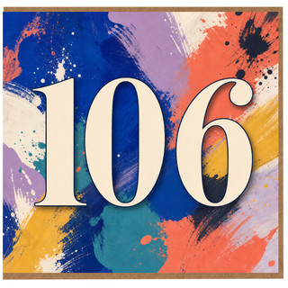 106th Birthday Card