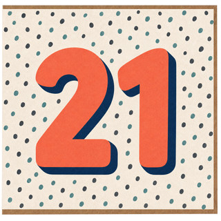 21st Birthday Card