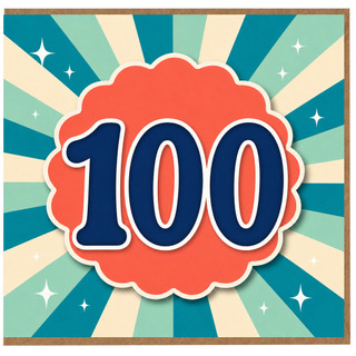 100th Birthday Card