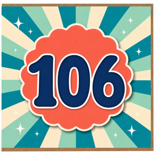 106th Birthday Card