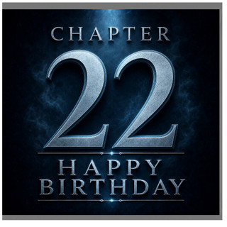 22nd Birthday Card, Happy Birthday Chapter 22 Card