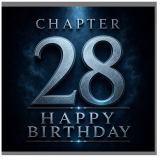 28th Birthday Card, Chapter 28 Happy Birthday Card