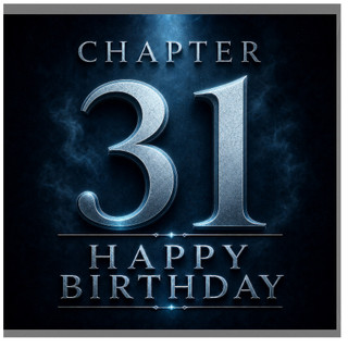 31st Birthday Card, Chapter 31 Happy Birthday Card