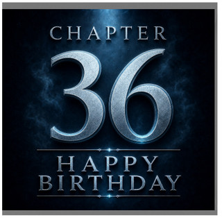36th Birthday Card, Chapter 36 Happy Birthday
