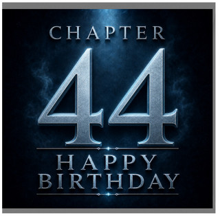 44th Birthday Card, Chapter 44 Happy Birthday Card