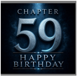 59th Birthday Card, Chapter 59 Happy Birthday Card