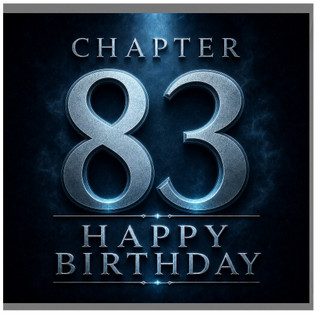 83rd Birthday Card, Chapter 83 Happy Birthday Card