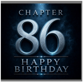 86th Birthday Card, Chapter 86 Happy Birthday Card