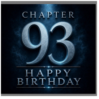 93rd Birthday Card, Happy Birthday Chapter 93 Card