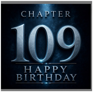 109th Birthday Card, - Happy 109th Birthday Chapter Card