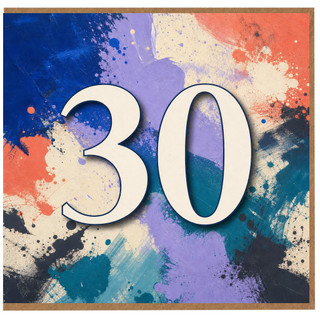 30th Birthday Card