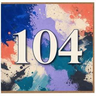 104th Birthday Card