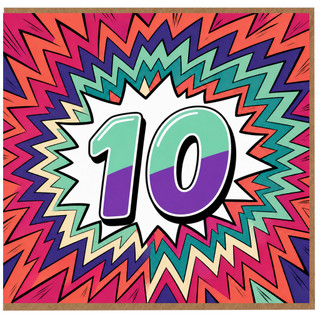 10th Birthday Card