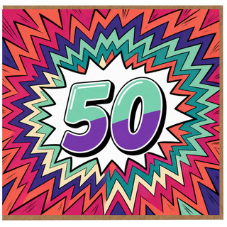 50th Birthday Card