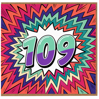 109th Birthday Card