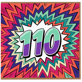 110th Birthday Card