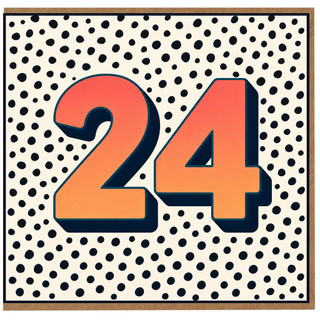 24th Birthday Card