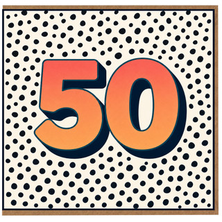 50th Birthday Card