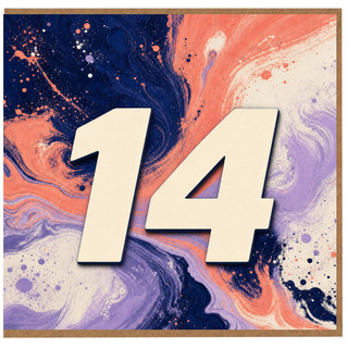 14th Birthday Card