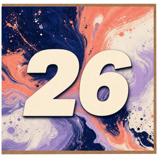 26th Birthday Card