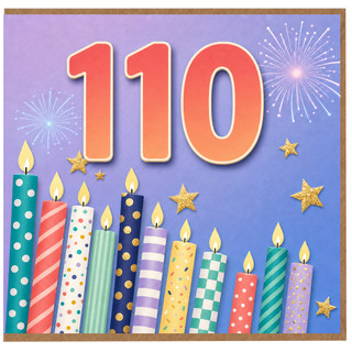 110th Birthday Card