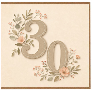 30th Birthday Card