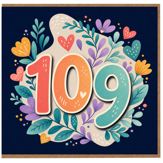 109th Birthday Card