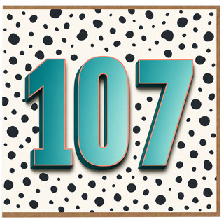 107th Birthday Card
